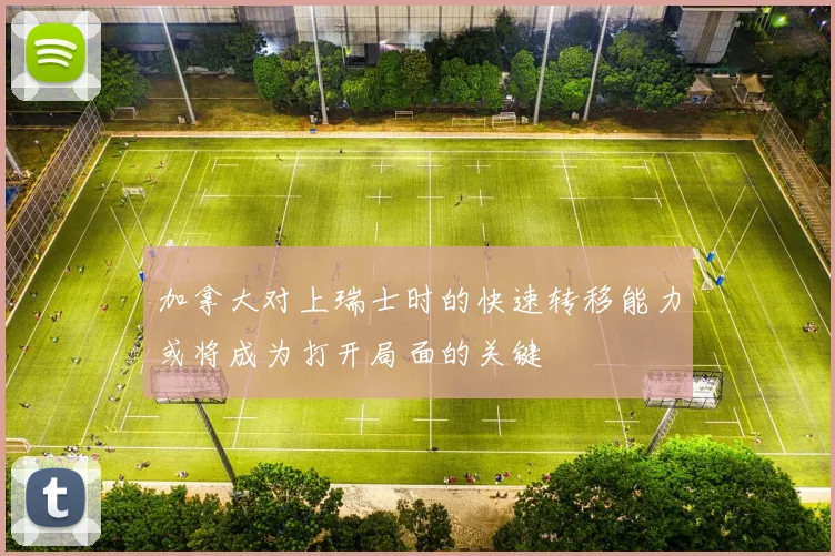 加拿大对上瑞士时的快速转移能力或将成为打开局面的关键